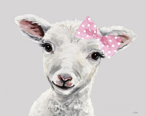 Baby Girl Sheep Poster Print - Lee Keller