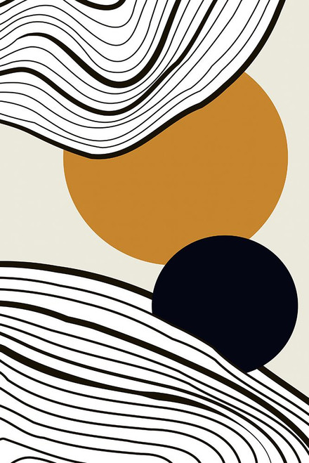 Sun and Moon Rise Poster Print - Incado