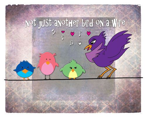 Not Just Another Bird On A Wire Poster Print - LightBoxJournal