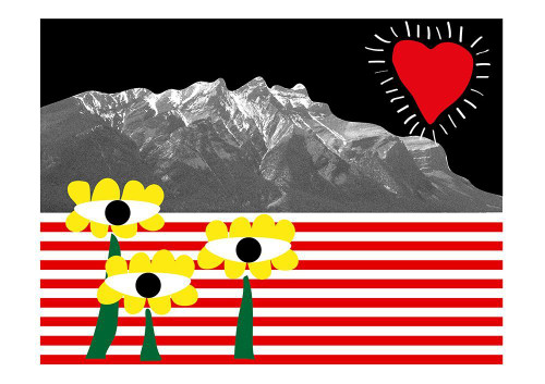 Mountains of Love Poster Print - Frances Collett