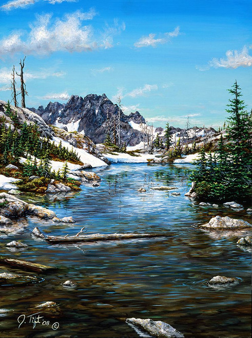 Esc. Tarn Painting Poster Print - Jeff Tift