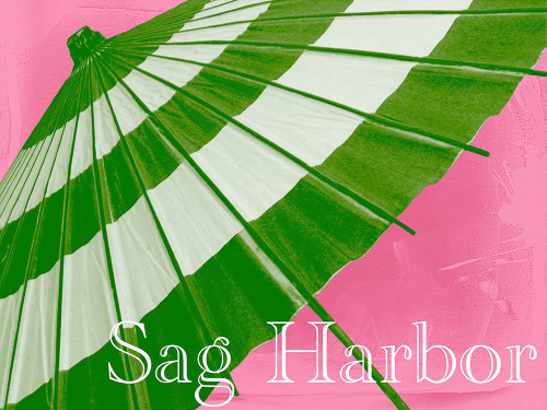 Parasol Green and Peony Poster Print - GST