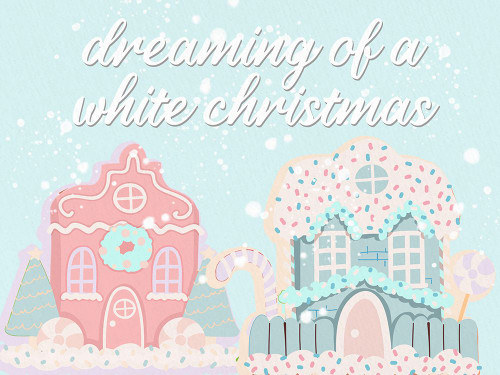 White Christmas Village Poster Print - Kimberly Allen