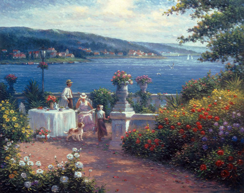 Seaside Calm Poster Print - Ghambaro