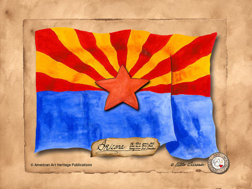 Arizona-Solo with background Poster Print - Natalie Alexander