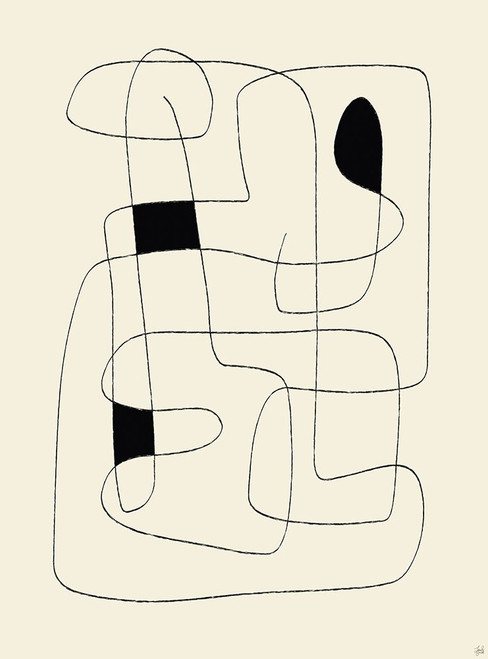 Lines To Fill 4 Poster Print - and Brush Line