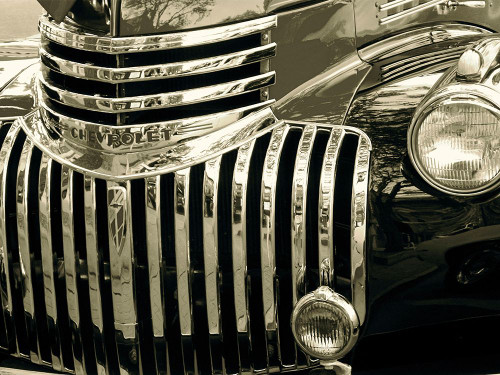 Chevy Front Grill Poster Print - GST