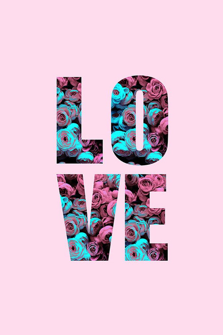 Floral Love Poster Print - Emanuela Carratoni