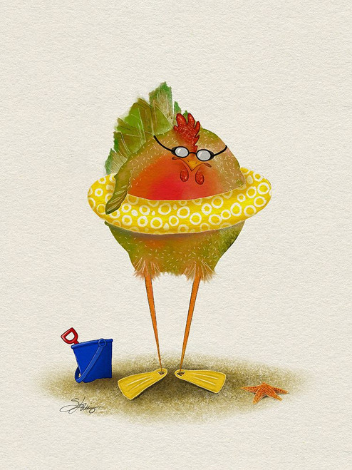 Sally Hen Poster Print - Shanda Louis