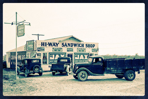 Waco Sandwich Shop Poster Print - GST