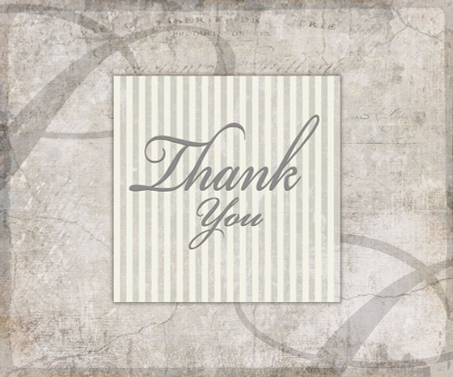 Decorative Pattern Thank You Poster Print - LightBoxJournal