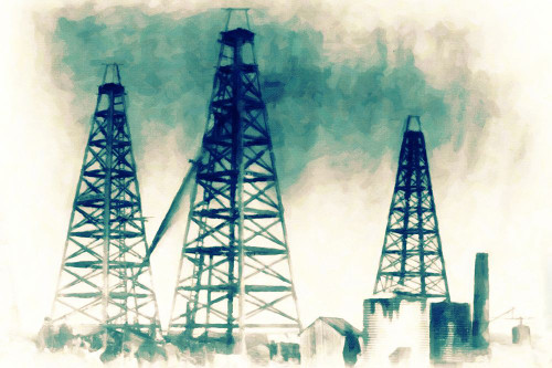 Queen of Waco Gusher Poster Print - GST