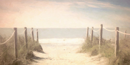 Dreamy Coastal Walk Poster Print - GST