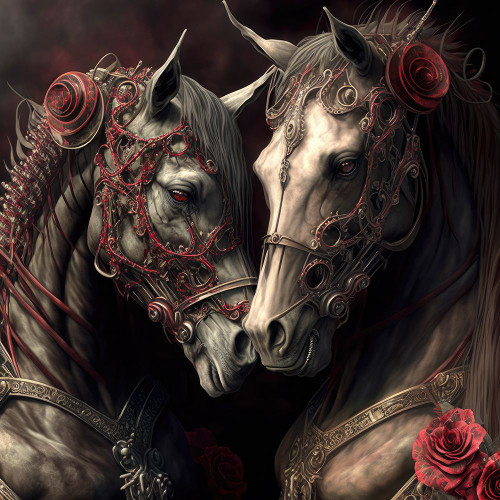 Eternitys Endearment, Equestrian Poster Print - Jake Fouracre