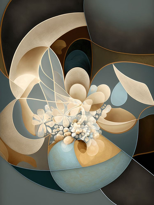 Botanical Fractals Poster Print - Bella Eve