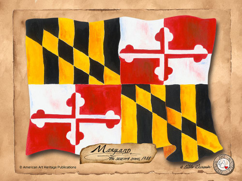 Maryland-Solo with background Poster Print - Natalie Alexander
