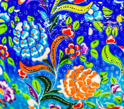 Flower pottery-Madaba-Jordan. Poster Print - William Perry