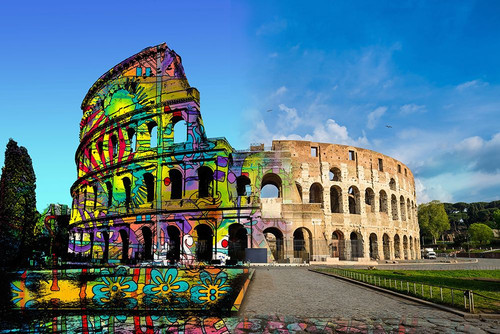 Colosseum Exposed Poster Print - Russo Collection Dean