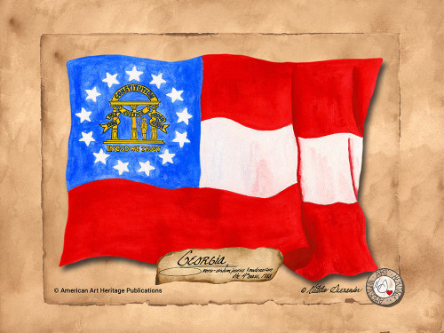 Georgia-Solo with background Poster Print - Natalie Alexander