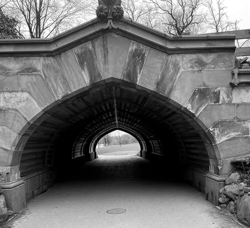 Prospect Tunnel Black Poster Print - Jamie Phillip