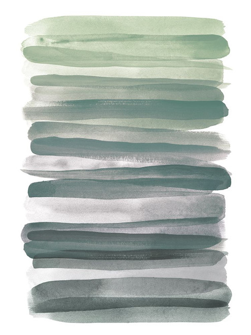 Watercolor Stripes C Poster Print - Studio SEA