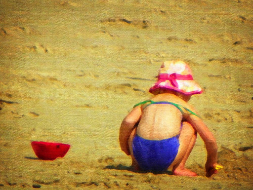 Sand Play Poster Print - GST