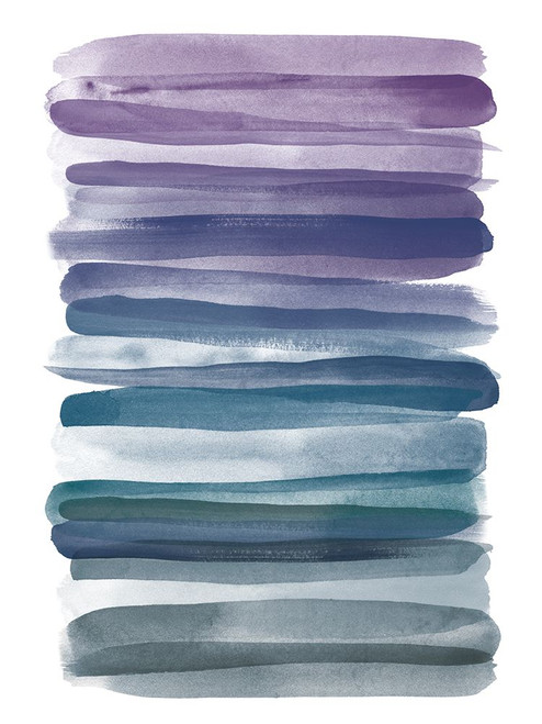 Watercolor Stripes B Poster Print - Studio SEA
