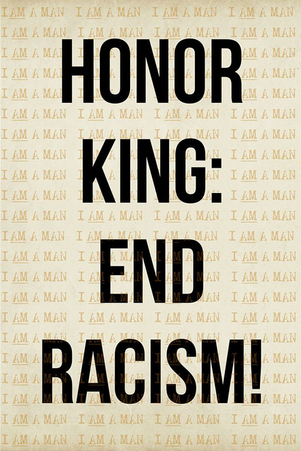 Honor King on manilla repeat Poster Print - GST