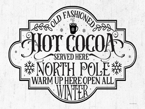 Hot Cocoa Poster Print - and Lined Lettered