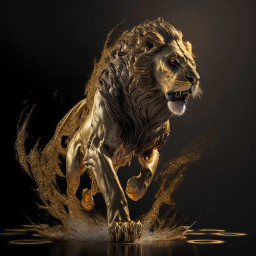 Superiority, Lion Poster Print - Jake Fouracre