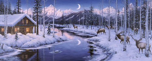 Winter Silence Poster Print - Jeff Tift