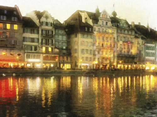 Old World Gold Poster Print - GST