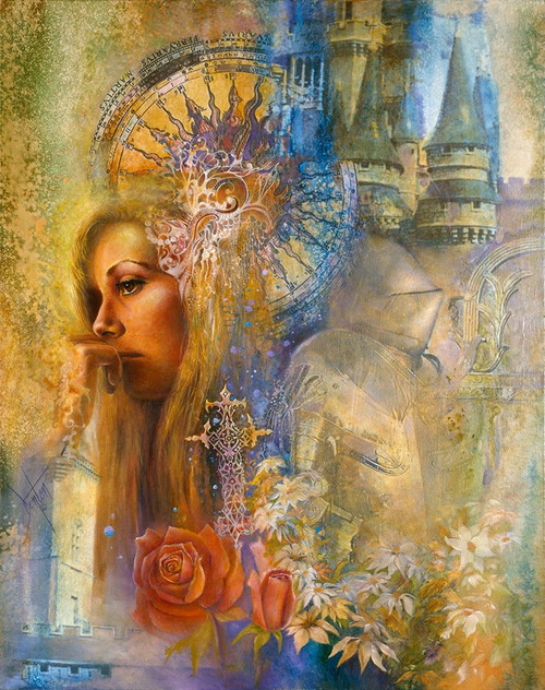 The Rose Of Guinevere Poster Print - Denton Lund