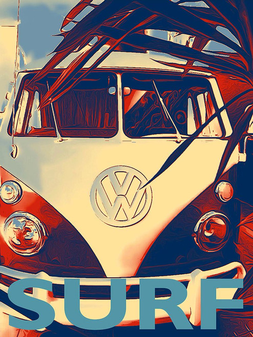 Vintage Surf Hope Poster Print - GST