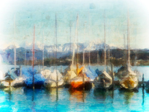 Swiss Sailing Poster Print - GST