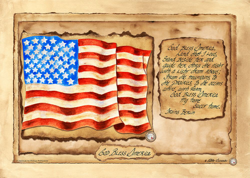 God Bless America Poster Print - Natalie Alexander