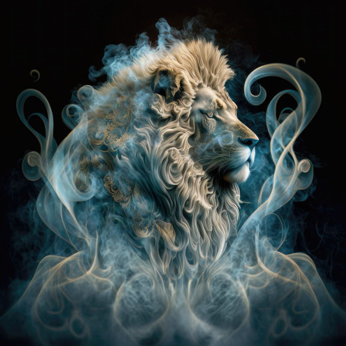 Vape Lion Poster Print - Jake Fouracre