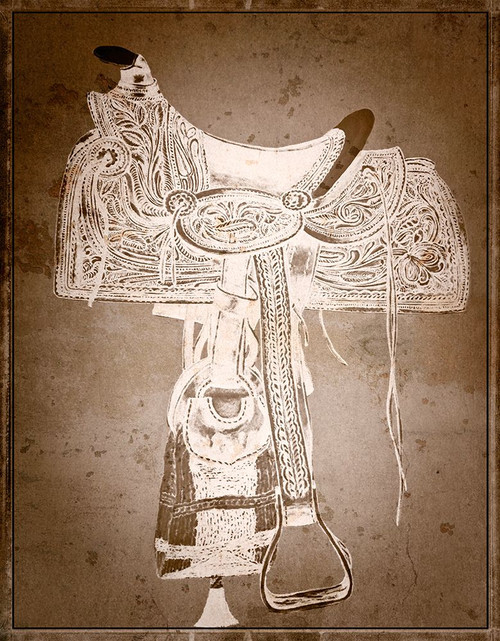 Saddle in Brown Poster Print - GST