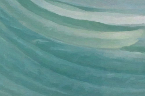 Water Ripples in Aqua Poster Print - GST