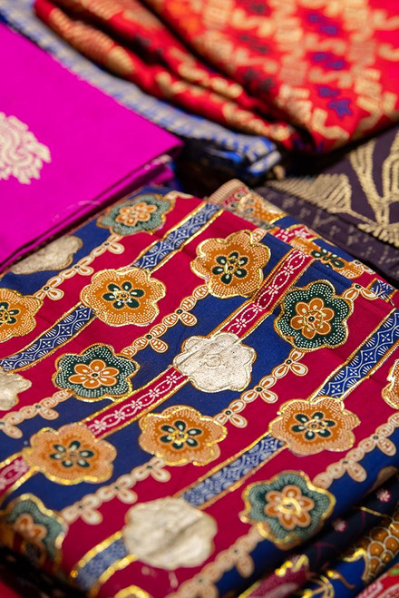 Indonesia-Bali. Traditional handicraft village of Tohpati specializing in batik fabric. Poster Print - Cindy Miller Hopkins