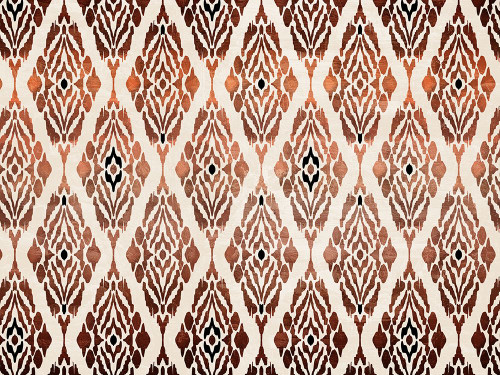 Ikat Rust 2 Poster Print - Kimberly Allen
