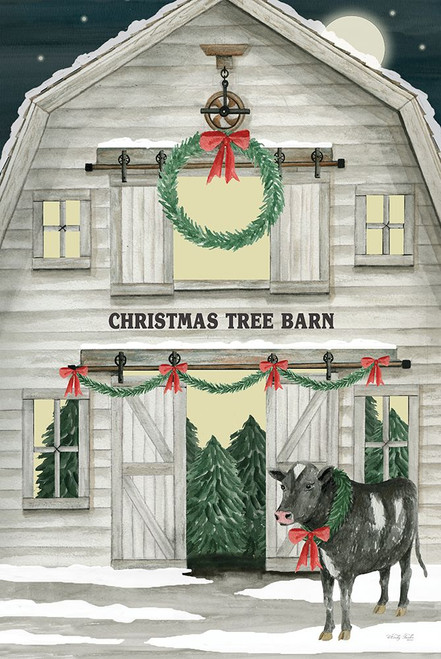 Christmas Tree Sale on the Farm Poster Print - Cindy Jacobs