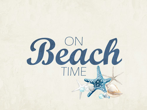 On Beach Time Poster Print - Kimberly Allen