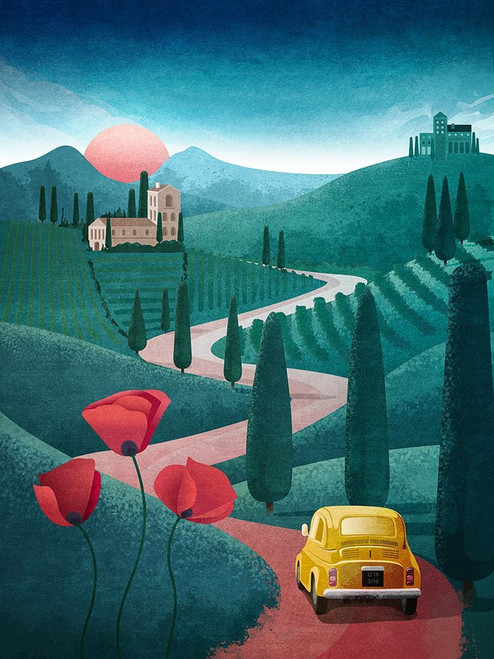 Tuscany Poster Print - Emel Tunaboylu