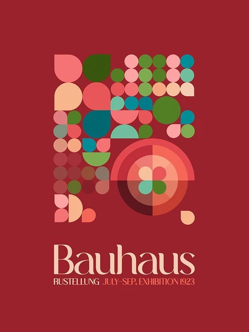 Bauhaus Kutular 3 Poster Print - Emel Tunaboylu