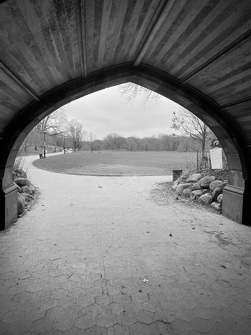 Tunnel Black Poster Print - Jamie Phillip