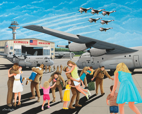 Welcome Home Poster Print - Don Engler