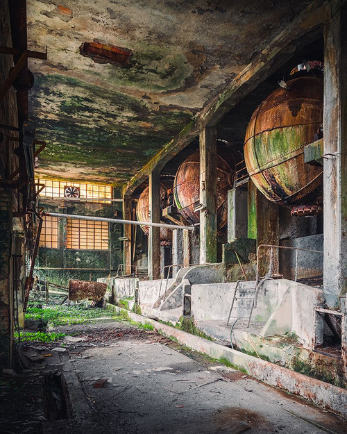Rusty Industrial Balls Poster Print - Roman Robroek