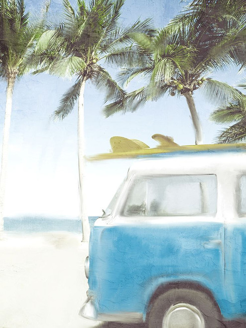 Beach Van Poster Print - Kimberly Allen