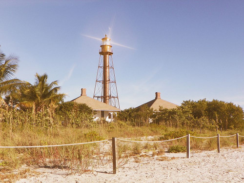 Sanibel Light pre Ian Poster Print - GST